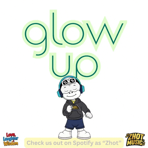 A sparkling glow-up transformation