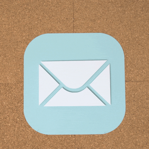 An inbox notification lands